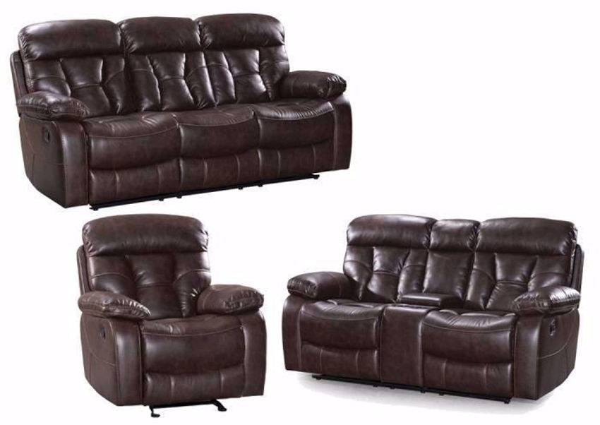 Peoria Reclining Sofa Set Toffee Brown Home Furniture Plus Bedding