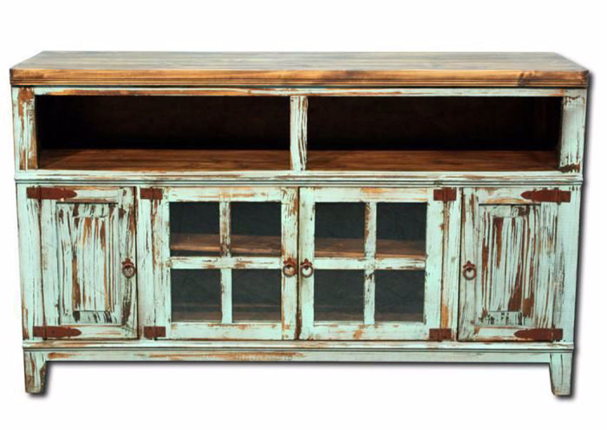 Hacienda TV Stand Turquoise