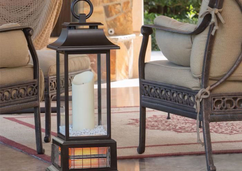 30" Tall Indoor/Outdoor Lantern Heater