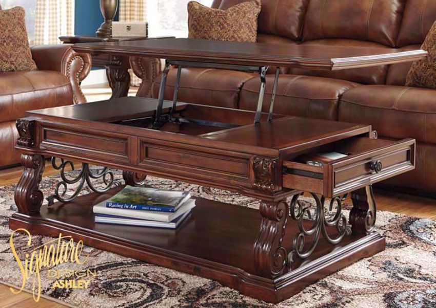 Alymere LiftTop Coffee Table Brown
