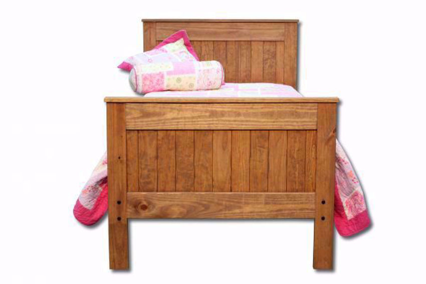 Duncan Twin Bed Light Brown Home Furniture Plus Bedding