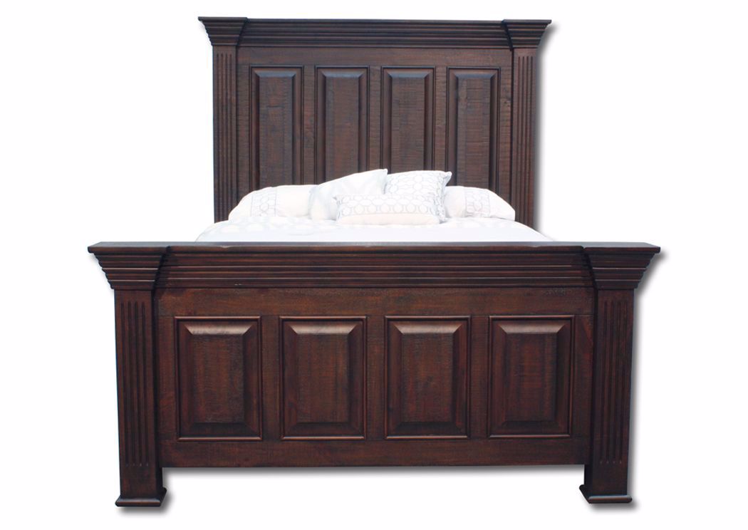 Holland King Bed Dark Brown