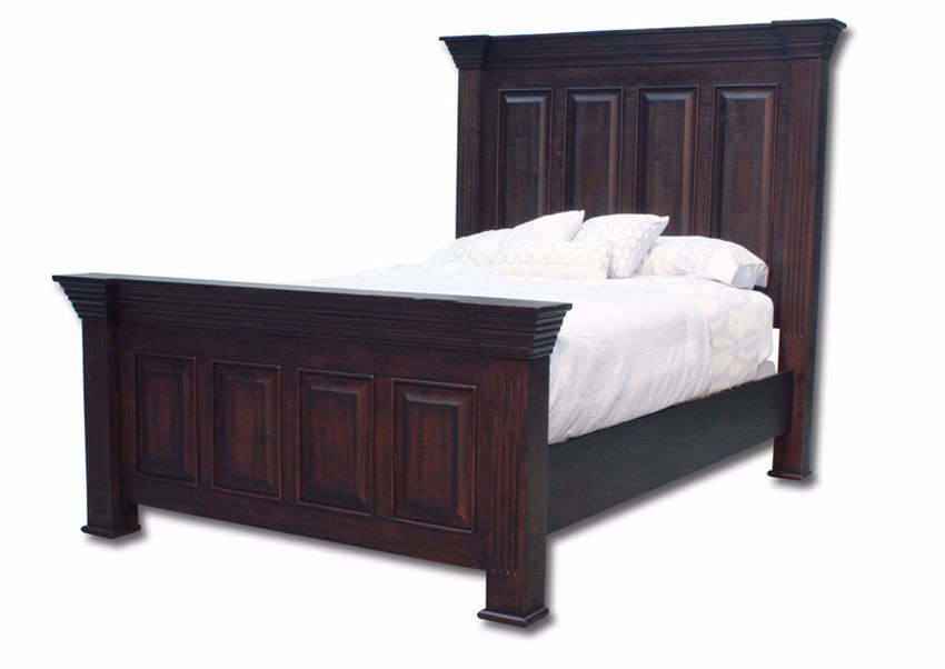 Holland King Bed Dark Brown