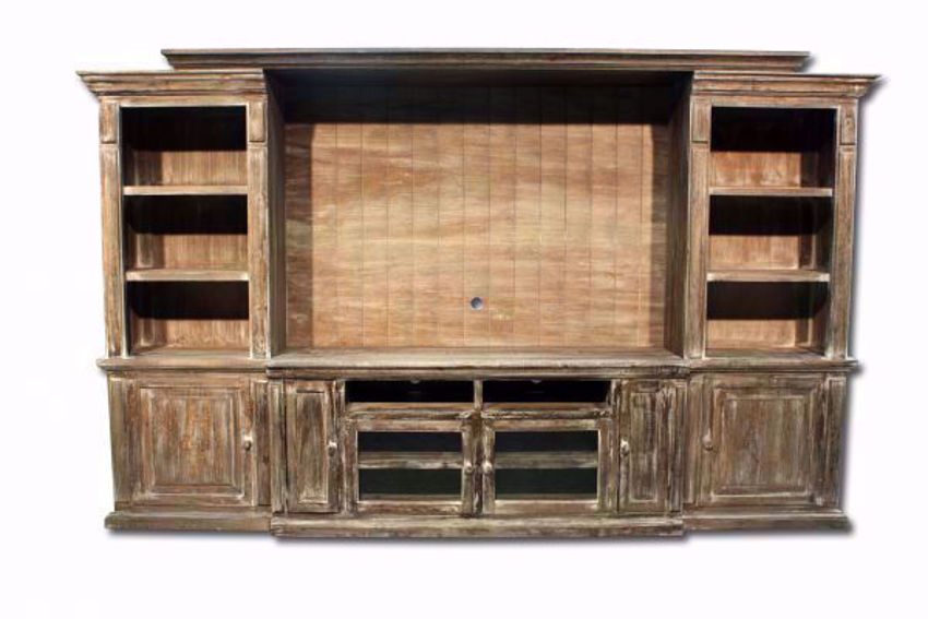 Vincente Entertainment Center Barnwood