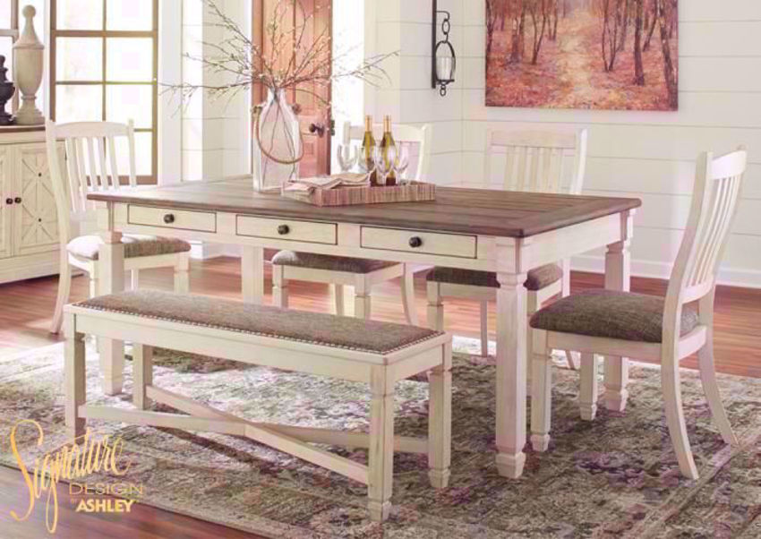 ashley furniture white dining table