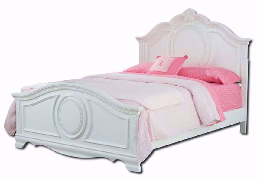 Jessica FullSize Bed White