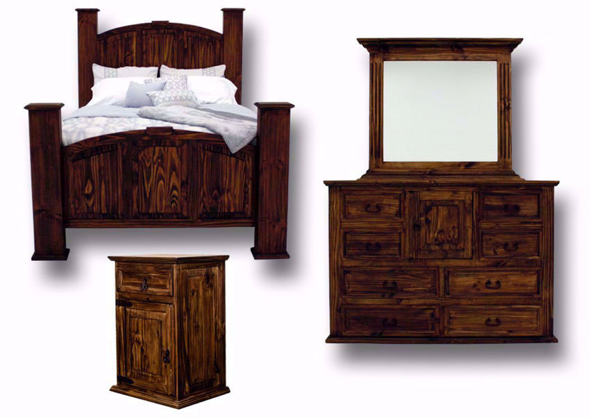 Amarillo Bedroom Set Brown