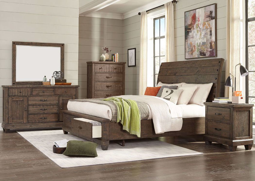 Hunter Bedroom Set by Lifestyle Dark Brown