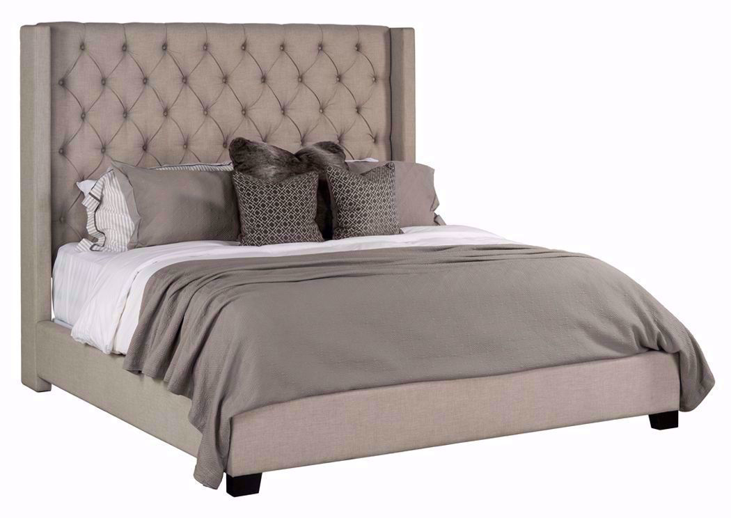 Westerly Upholstered Queen Size Bed - Light Gray | Home Furniture Plus