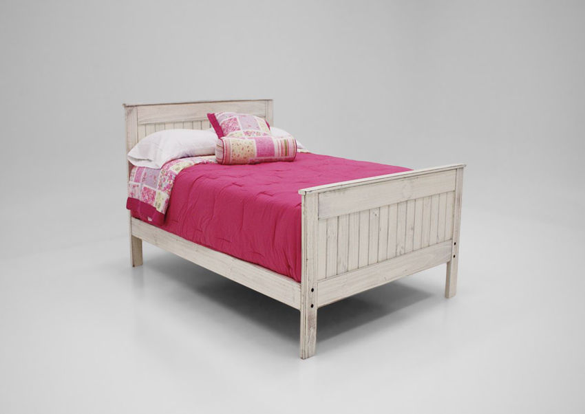 Duncan Full Bed White Home Furniture Plus Bedding and Mattress Center