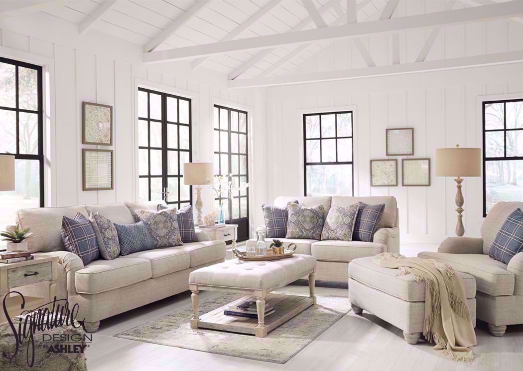 traemore white living room set