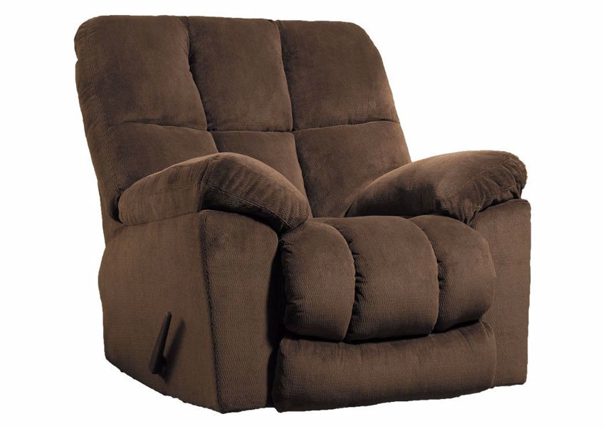 Plush Rocker Recliner Brown