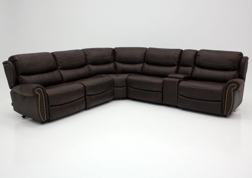 Austin POWER Sectional Sofa Brown