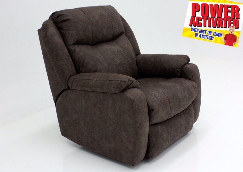 Hercules POWER Recliner Dark Brown Home Furniture Plus Bedding and