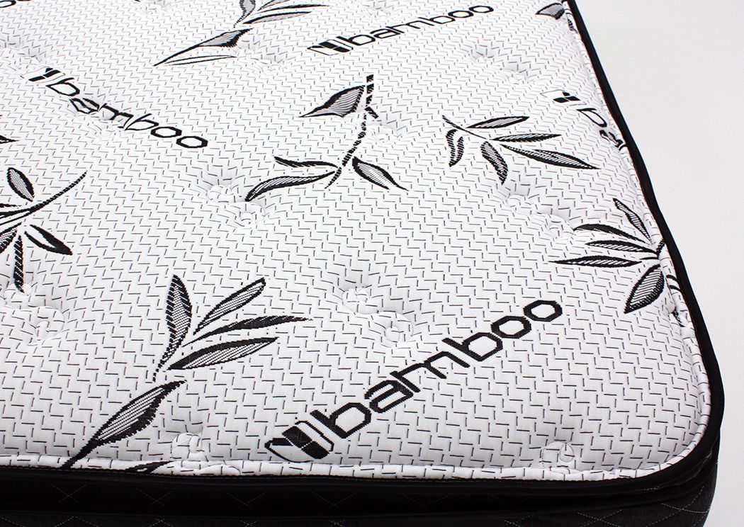 Bamboo Black Pillow Top Queen Size Mattress