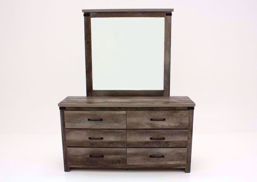 Jourdan Creek Dresser with Mirror Brown