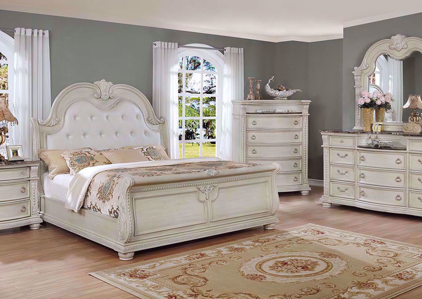 Stanley Queen Size Bedroom Set - White | Home Furniture Plus Bedding