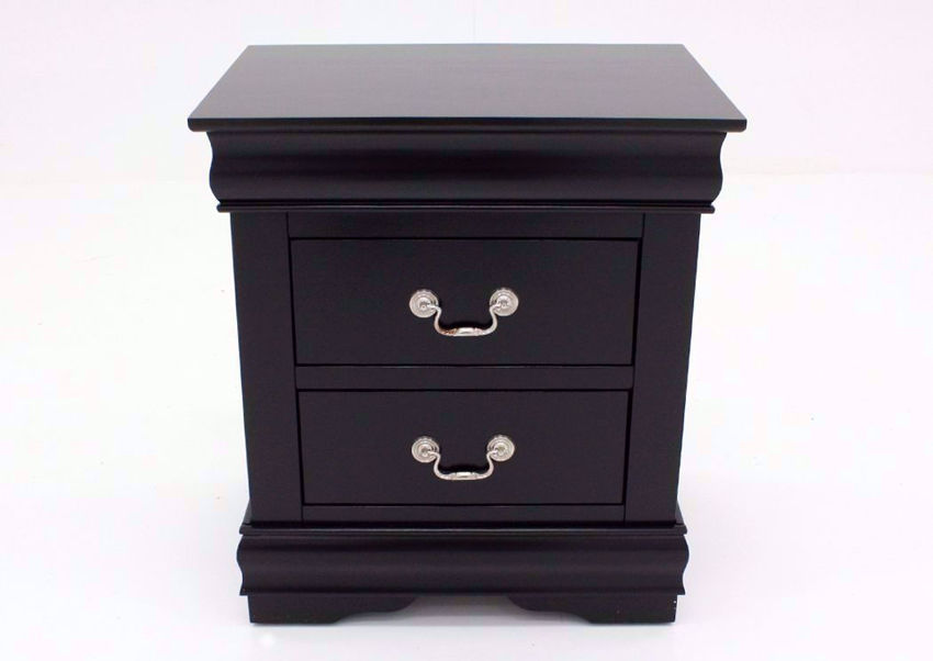 louis philippe nightstand black