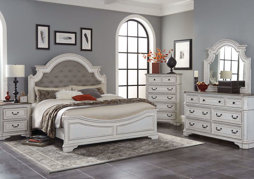 Raquel King Size Bedroom Set - White | Home Furniture Plus Bedding