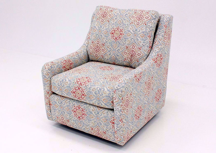 patterned glider chair