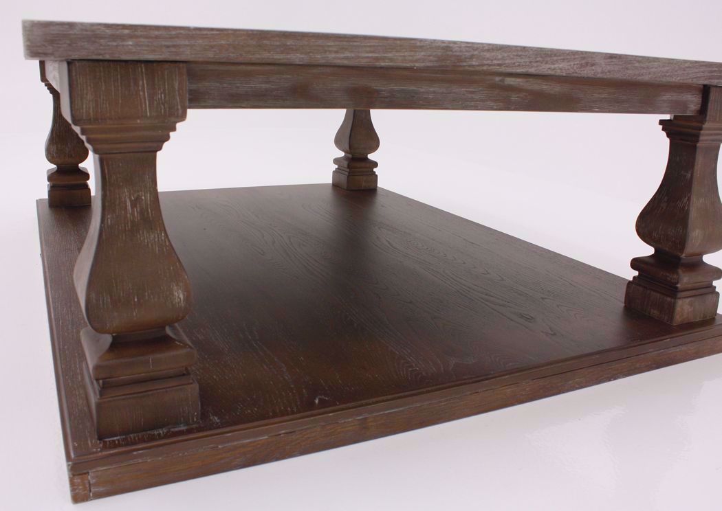 Johnelle Coffee Table Gray Brown Home Furniture Plus Bedding