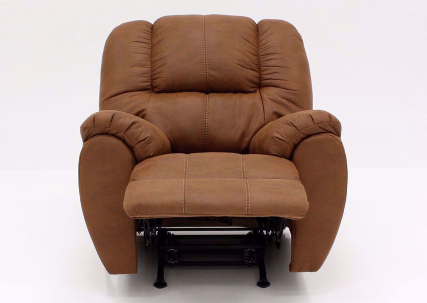 McGann Rocker Recliner Saddle Brown Home Furniture Plus Bedding