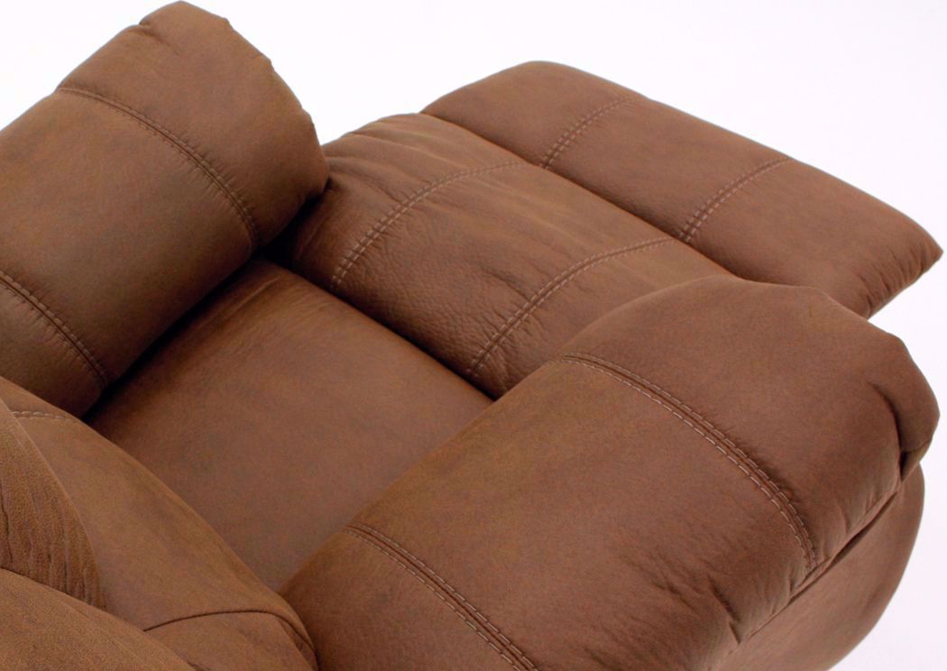 McGann Rocker Recliner Saddle Brown Home Furniture Plus Bedding
