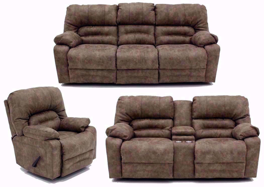 Legacy Reclining Sofa Set Light Brown Home Furniture Plus Bedding