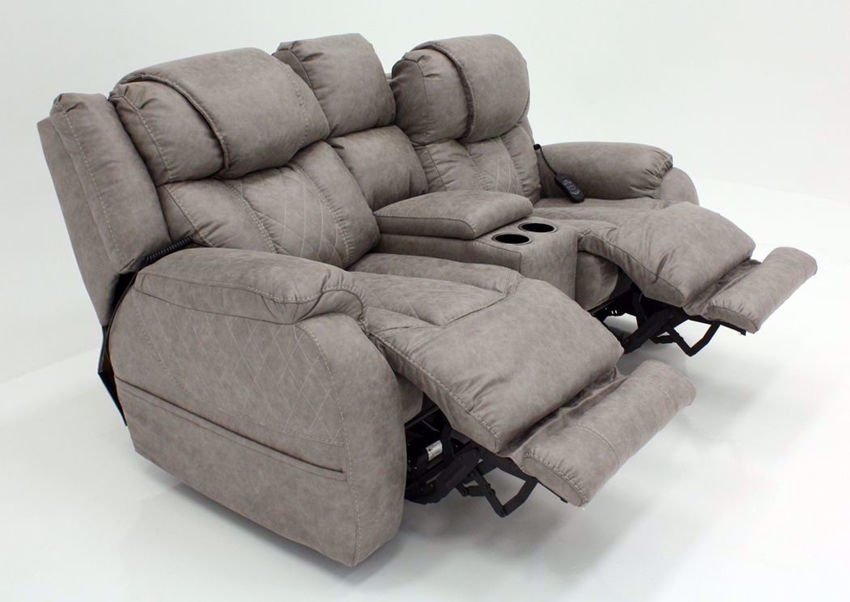 Daytona POWER Reclining Loveseat Soft Brown Home Furniture Plus