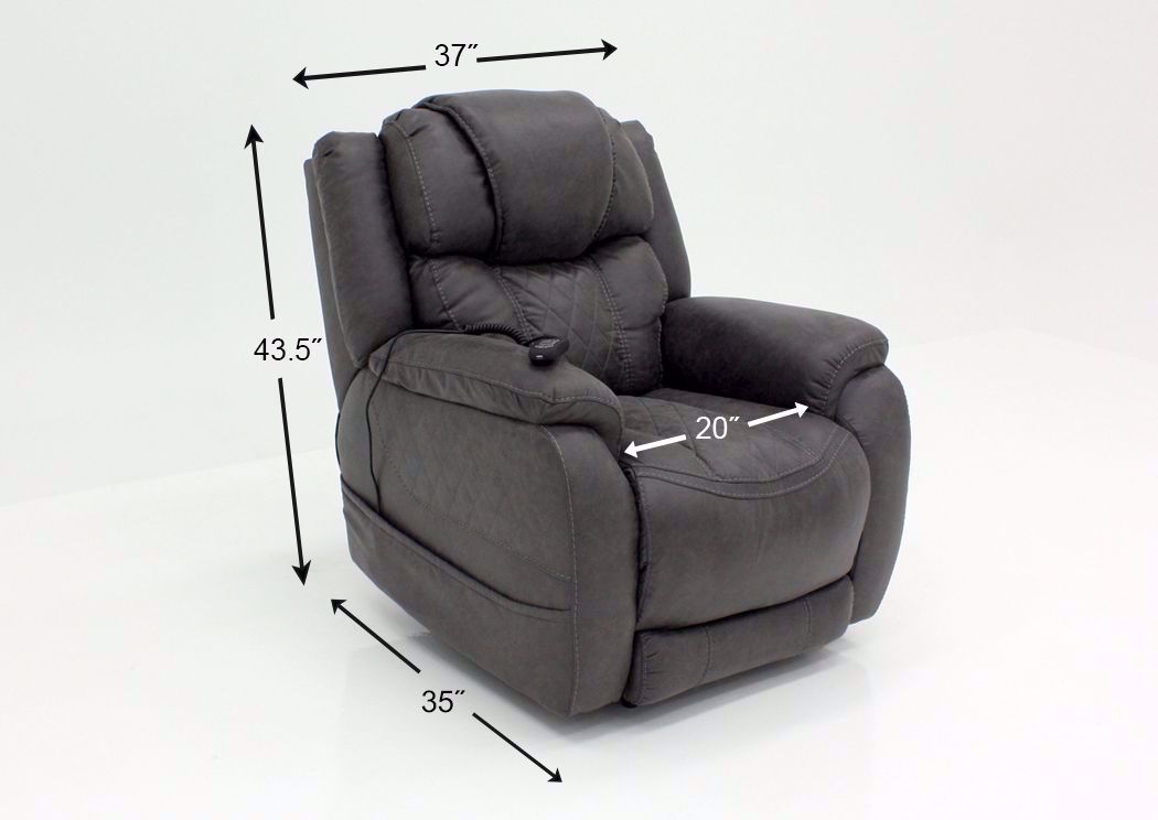 Daytona POWER Reclining Sofa Set Gray Home Furniture Plus Bedding