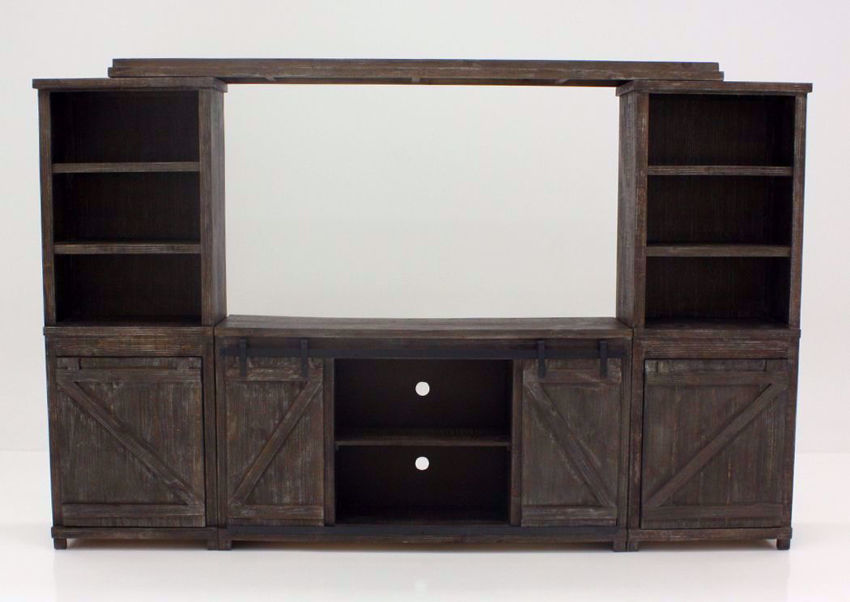 Braxton Entertainment Center Barnwood