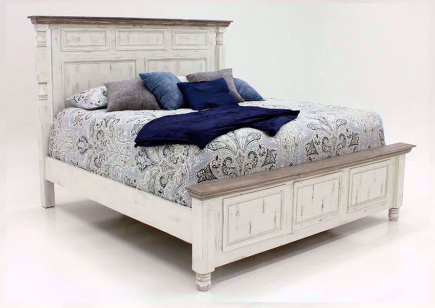 white queen wooden bed frame