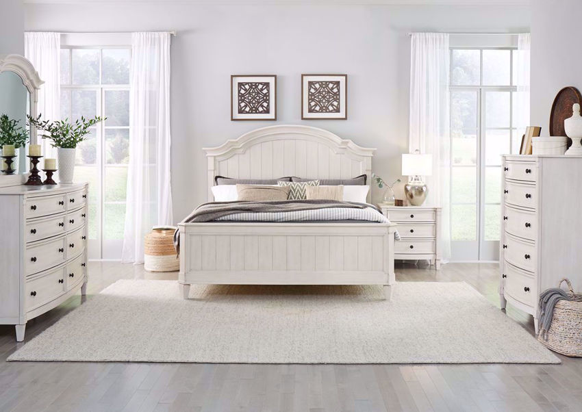 Mallory Queen Size Bedroom Set - White