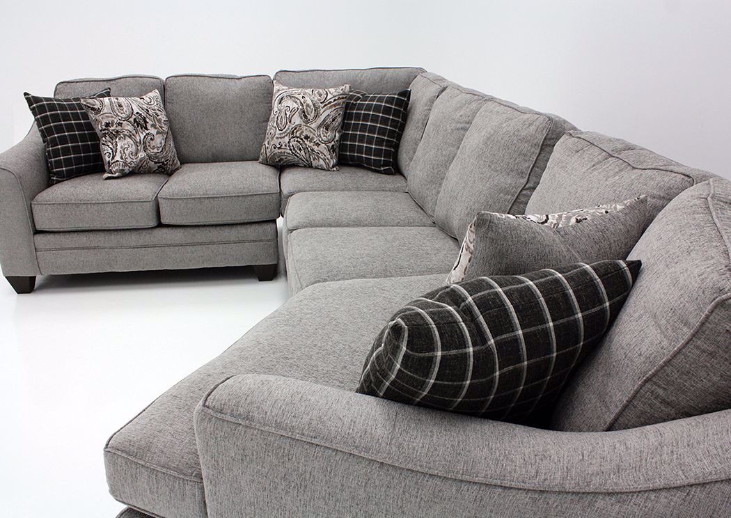 Endurance Sectional Sofa Right Fog Gray