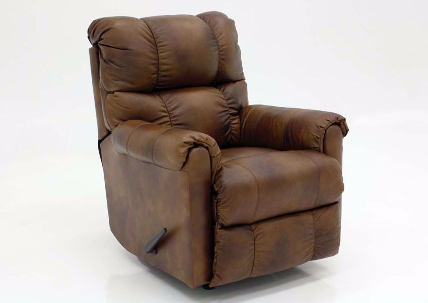 light brown leather rocker recliner