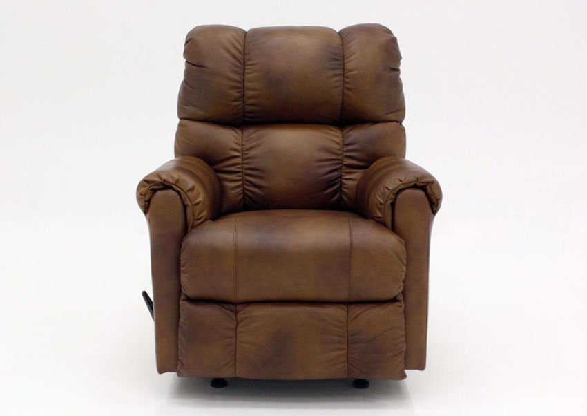 Chaps Leather Rocker Recliner Light Brown