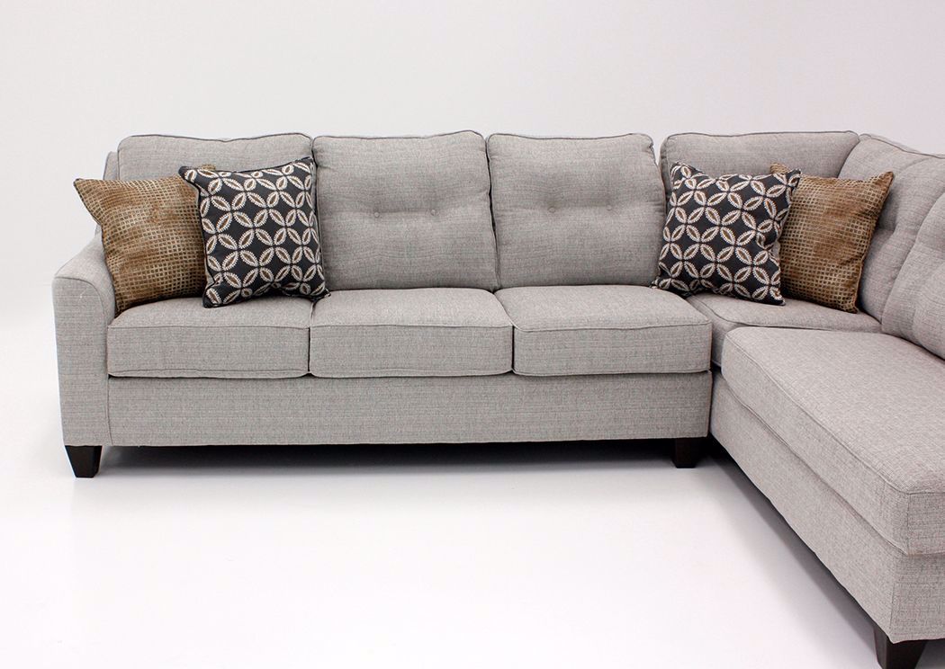 Dante Sectional Sofa With Chaise Brown Tweed Home Furniture Plus