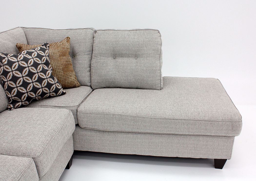 Dante Sectional Sofa With Chaise Brown Tweed Home Furniture Plus