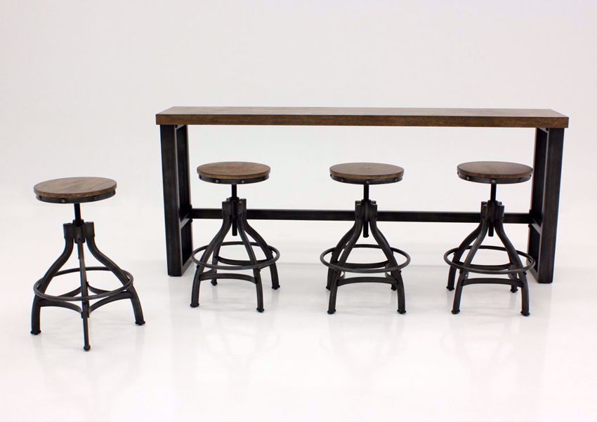 Chandler Sofa Table Bar Set Brown