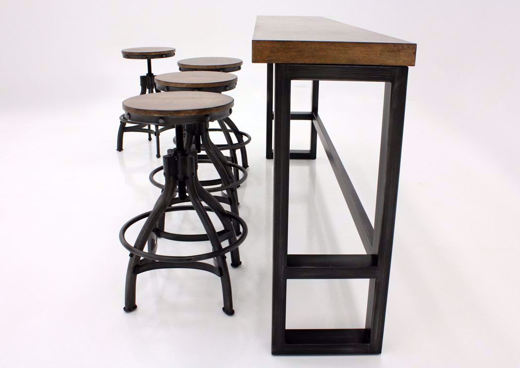 Chandler Sofa Table Bar Set Brown