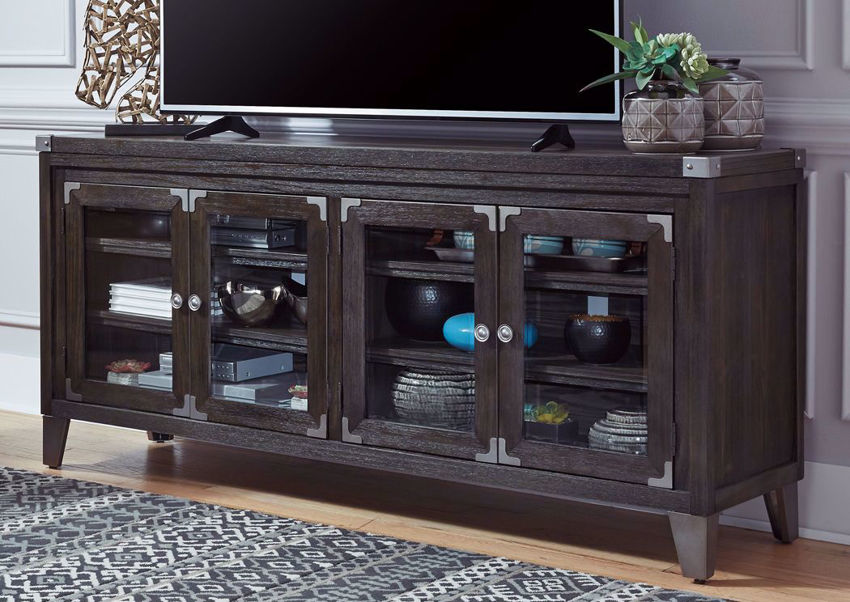 Todoe Large TV Stand Gray
