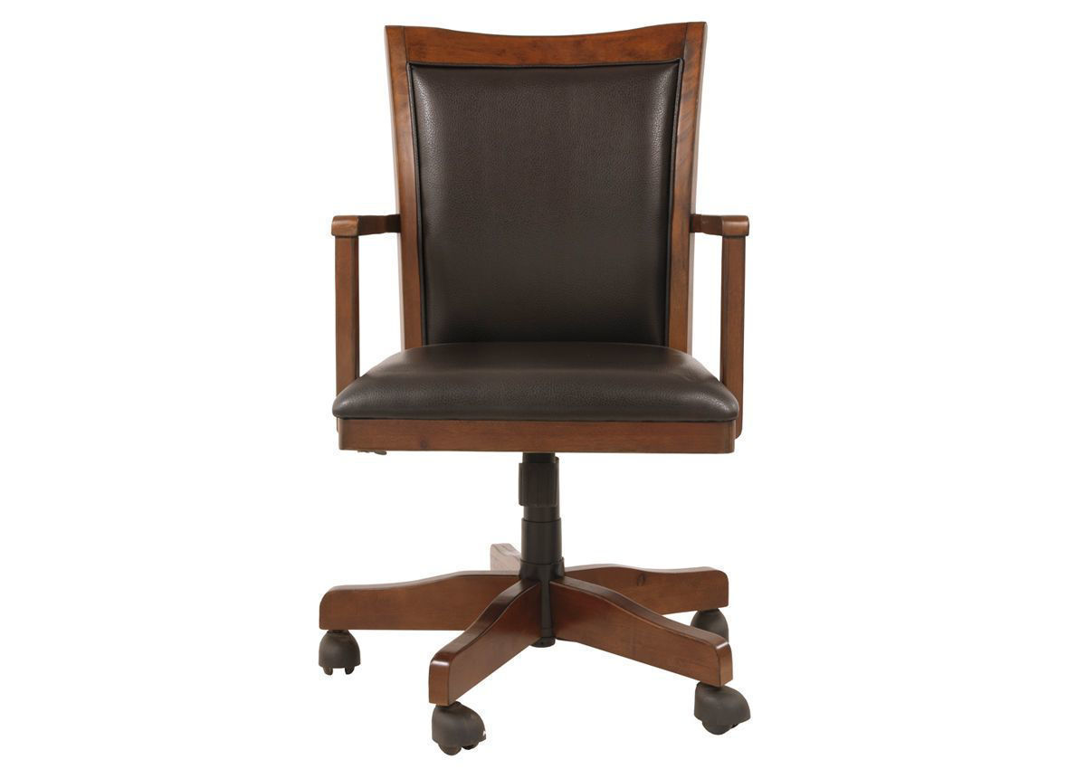 Hamlyn Home Office Desk Chair Brown Home Furniture Plus Bedding and