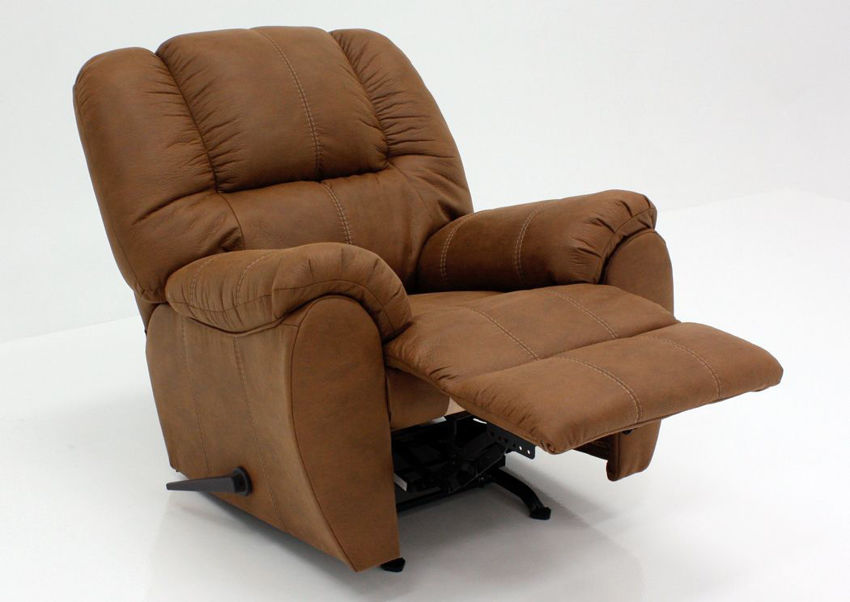 McGann Rocker Recliner Saddle Brown Home Furniture Plus Bedding