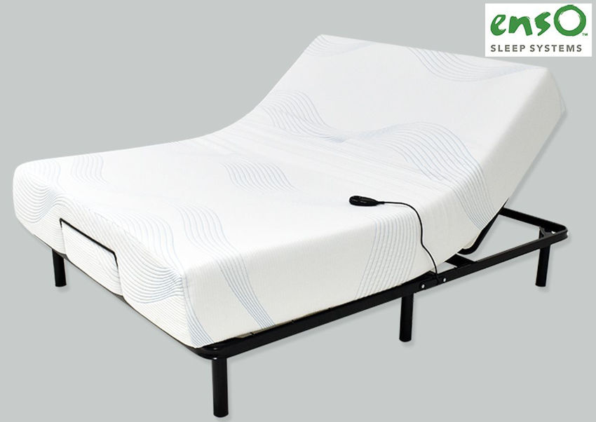 free adjustable bed base with mattress