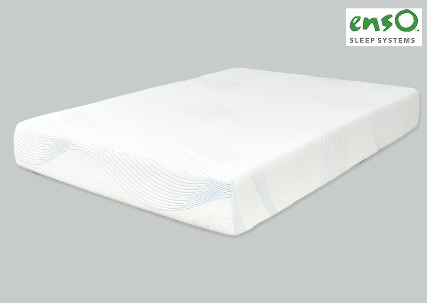 king enso hampton memory foam mattress & adjustable base