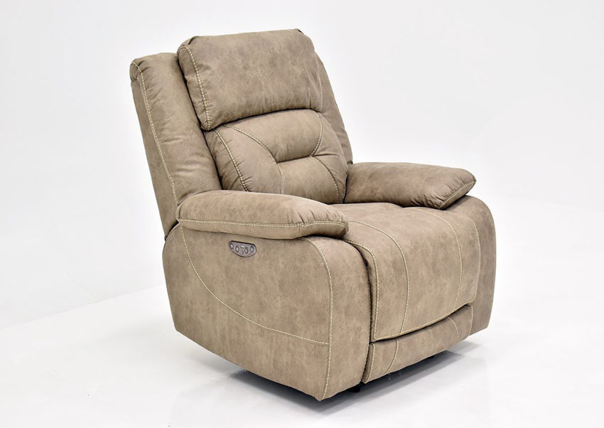 Aria POWER Recliner Sand Home Furniture Plus Bedding and Mattress Center