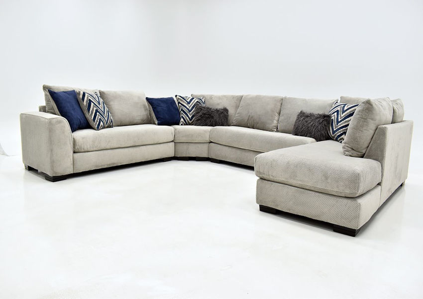 Prowler Large Sectional Sofa Gray Home Furniture Plus Bedding