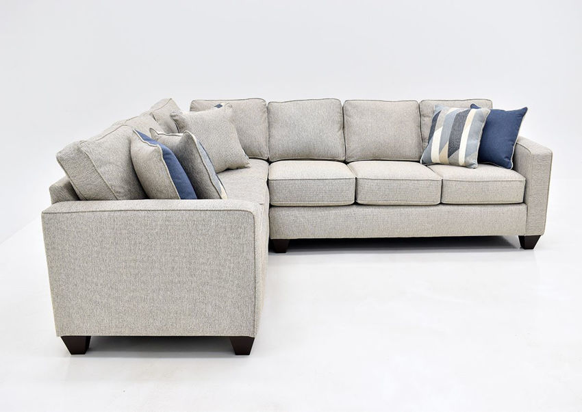Crypton Sectional Sofa Gray