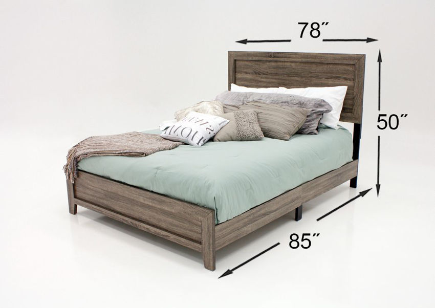 Millie King Size Bedroom Set - Gray | Home Furniture Plus Bedding and ...