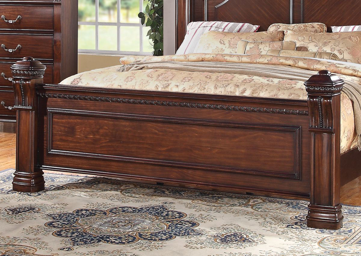 Isabella Queen Bed Brown Home Furniture